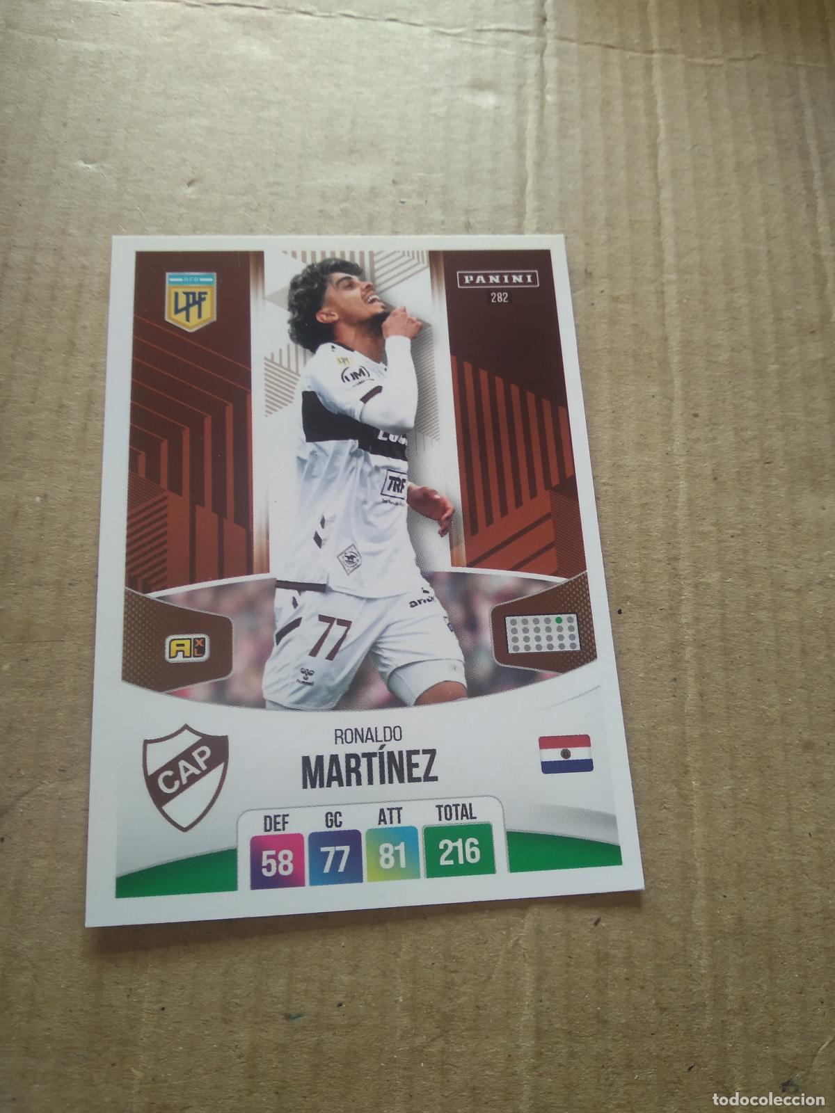 Cromos de Futebol: 282 RONALDO MARTINEZ PLATENSE CROMO FUTBOL ARGENTINO PANINI LIGA ARGENTINA 2024 ADRENALYN
