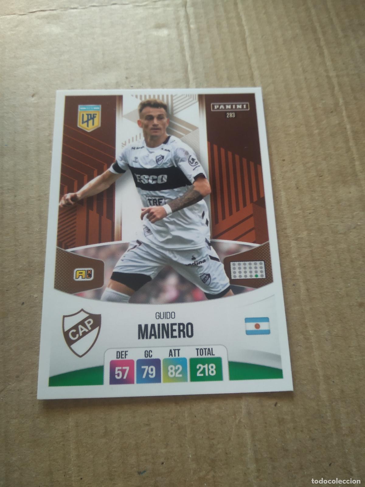 Cromos de Futebol: 283 GUIDO MAINERO PLATENSE CROMO FUTBOL ARGENTINO PANINI LIGA ARGENTINA 2024 ADRENALYN