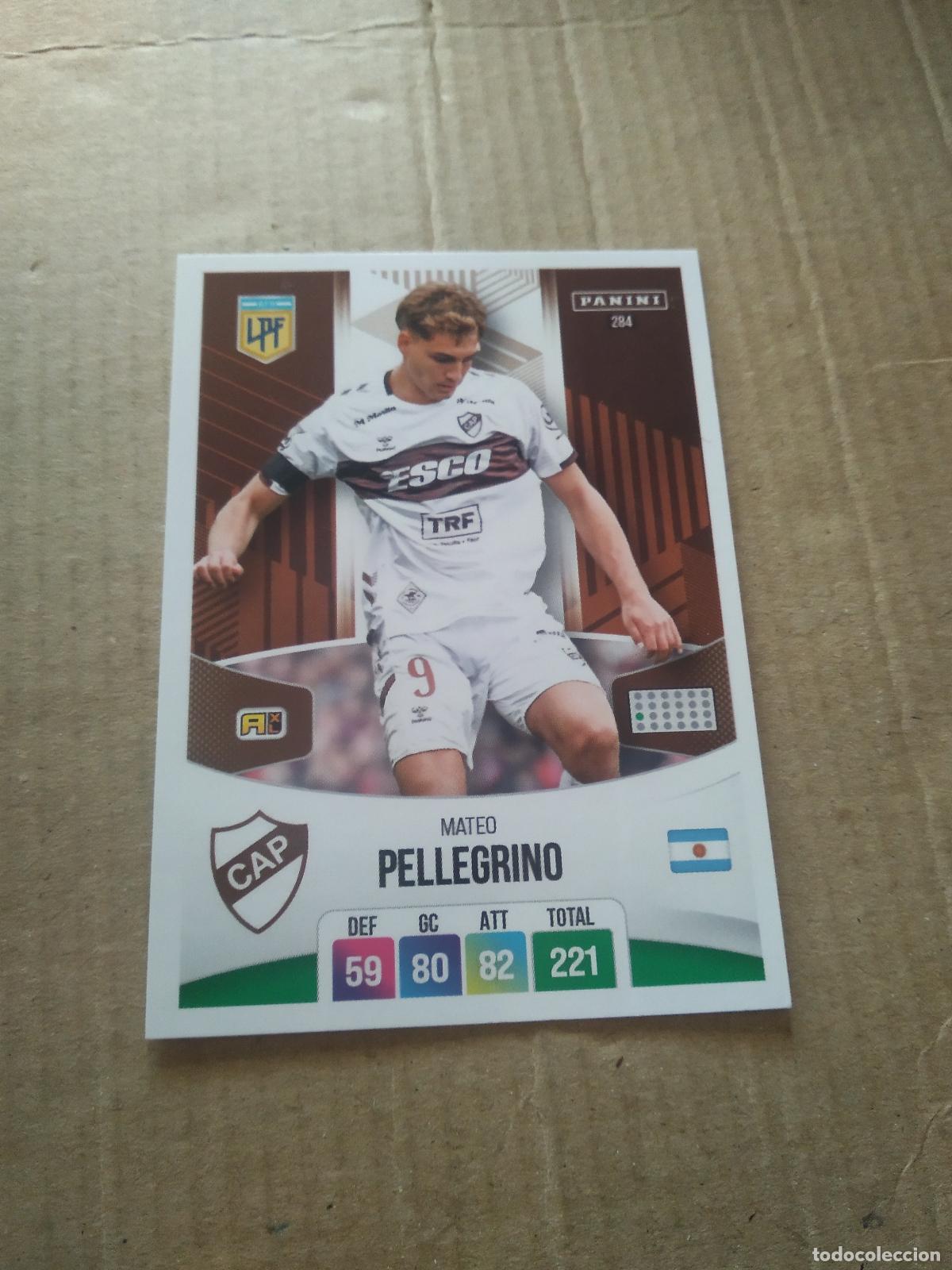 Cromos de Futebol: 284 MATEO PELLEGRINO PLATENSE CROMO FUTBOL ARGENTINO PANINI LIGA ARGENTINA 2024 ADRENALYN