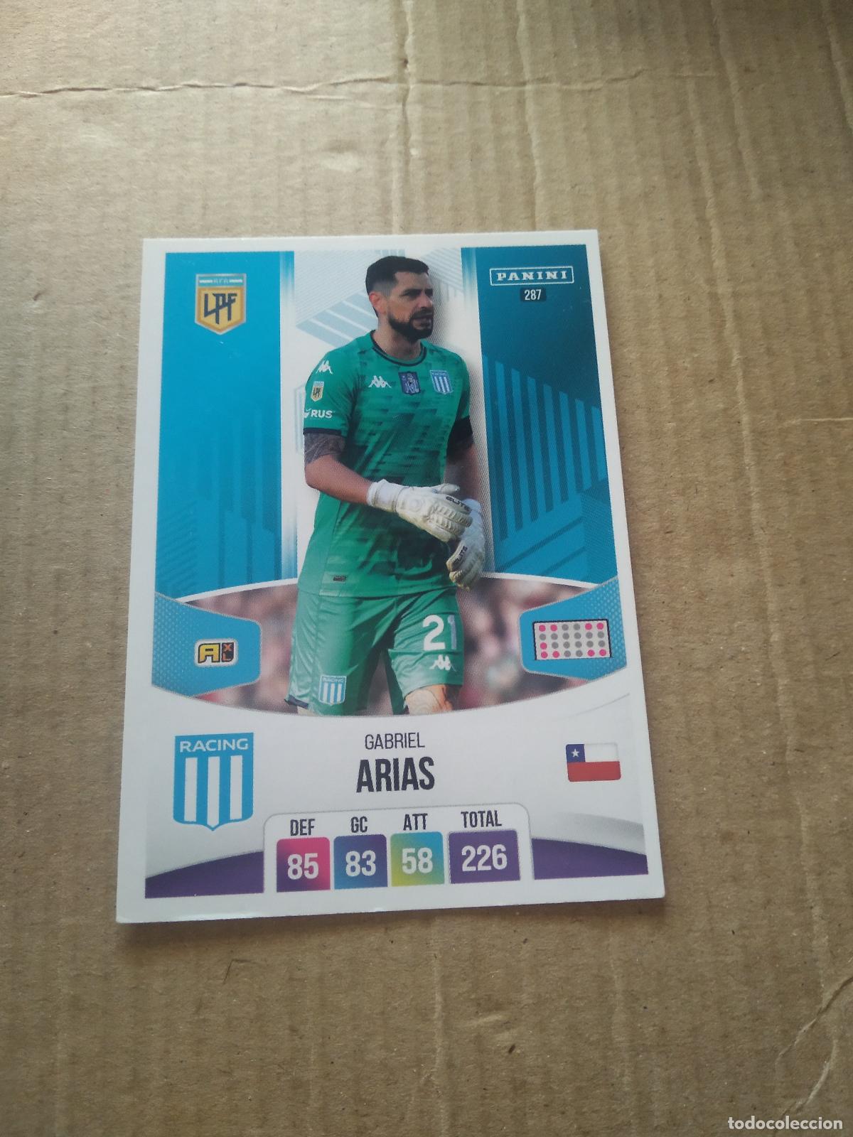 Cromos de Futebol: 287 GABRIEL ARIAS RACING CROMO FUTBOL ARGENTINO PANINI LIGA ARGENTINA 2024 ADRENALYN