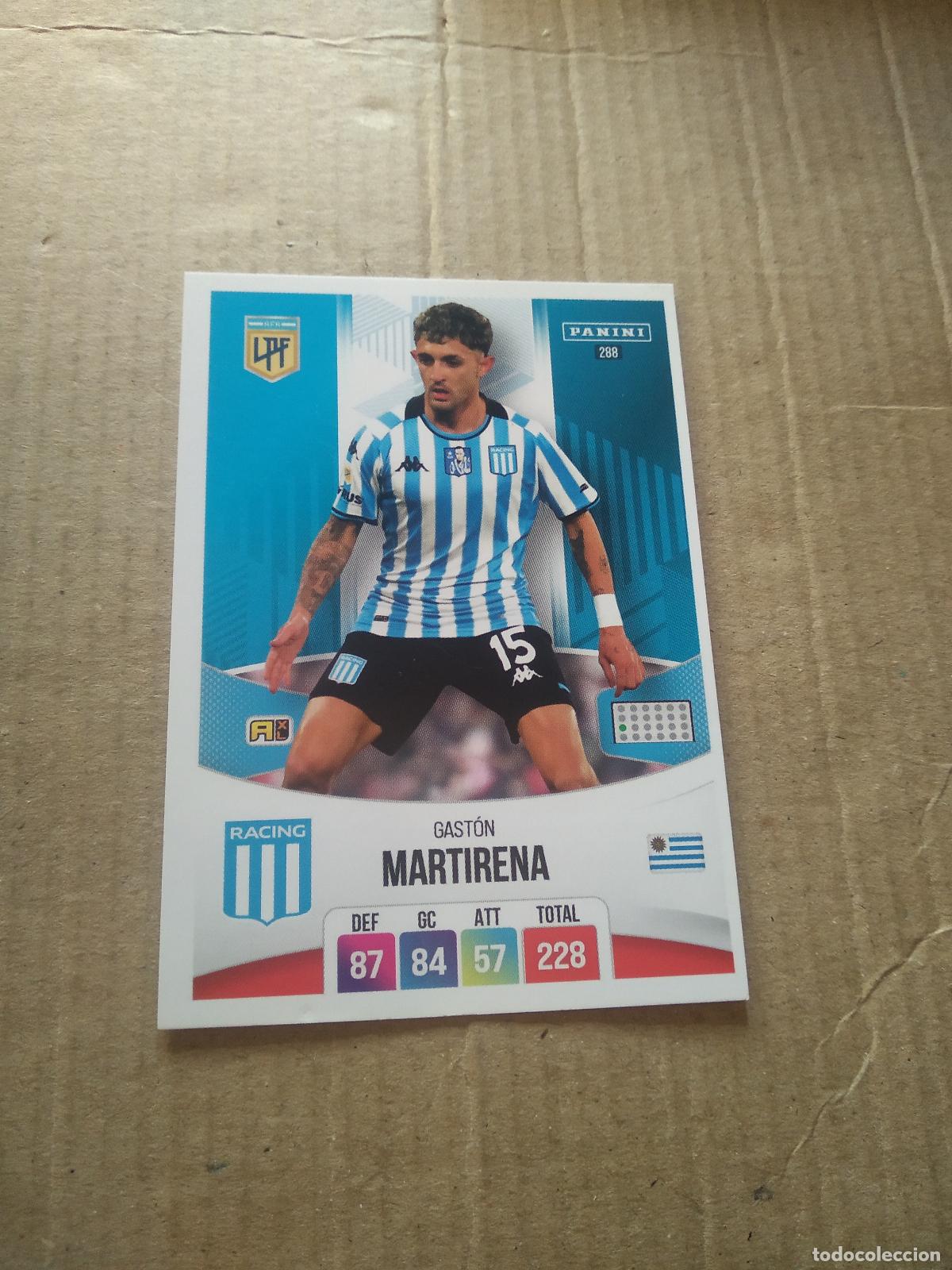 Cromos de Futebol: 288 GASTON MARTIRENA RACING CROMO FUTBOL ARGENTINO PANINI LIGA ARGENTINA 2024 ADRENALYN