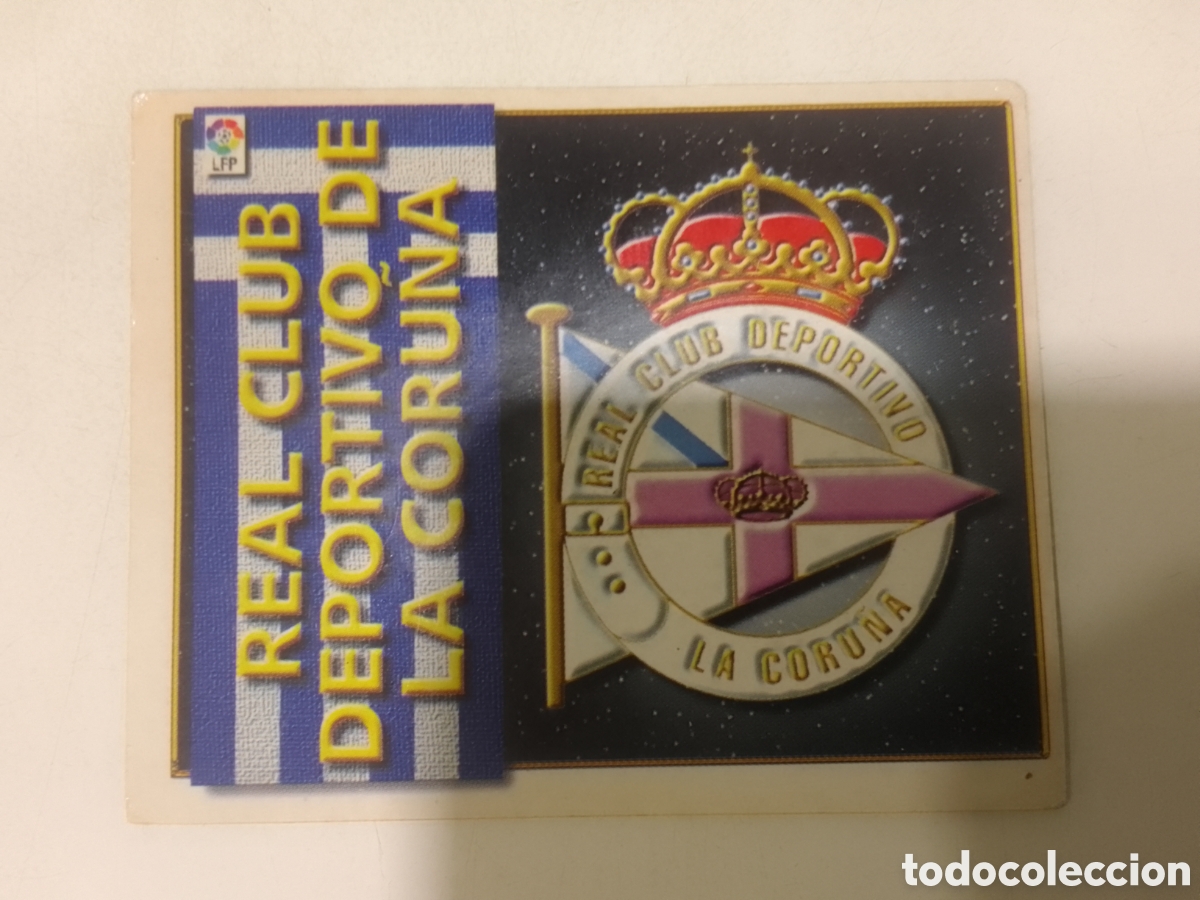 Cromos de F&uacute;tbol: Colecciones Este 98-99 escudo Deportivo de La Coru&ntilde;a.