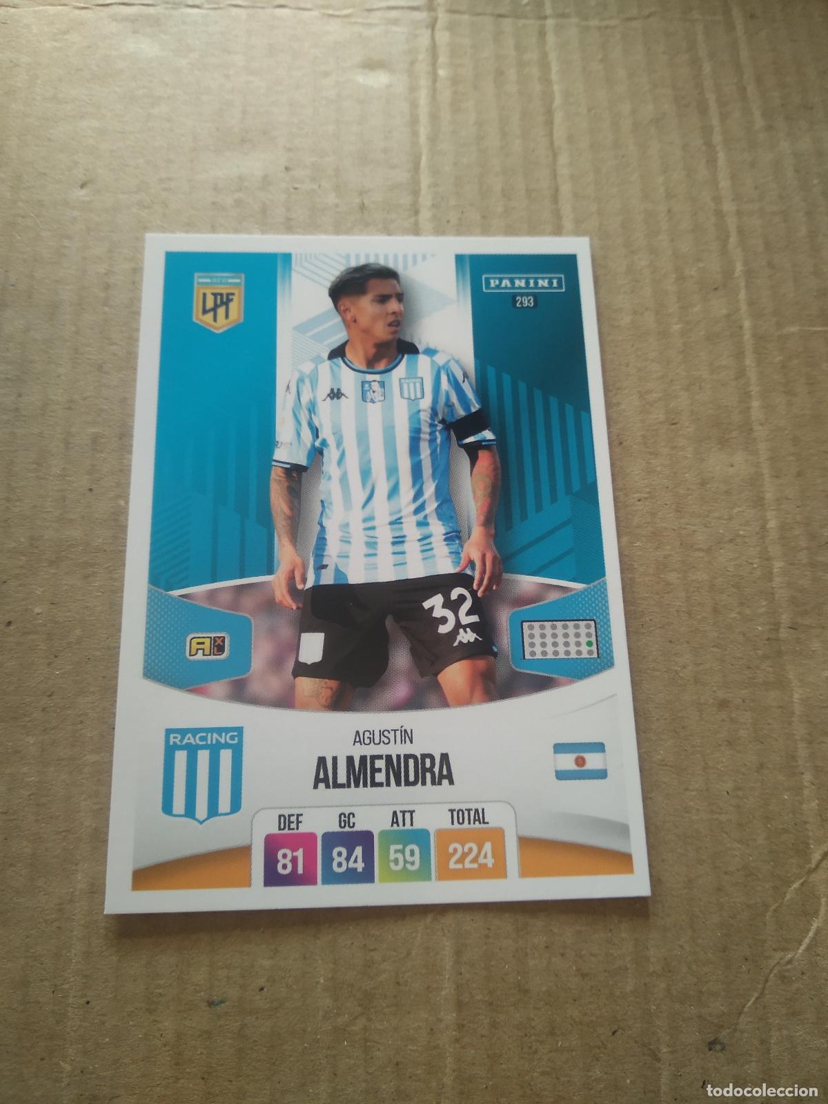 Cromos de F&uacute;tbol: 293 AGUSTIN ALMENDRA RACING CROMO FUTBOL ARGENTINO PANINI LIGA ARGENTINA 2024 ADRENALYN