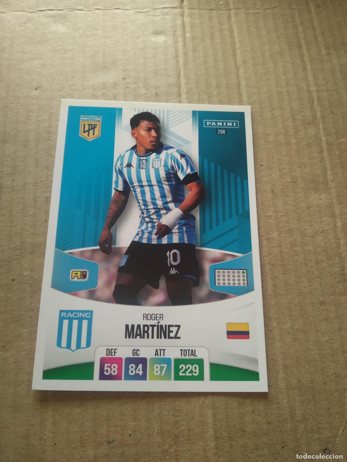 Cromos de F&uacute;tbol: 298 ROGER MARTINEZ RACING CROMO FUTBOL ARGENTINO PANINI LIGA ARGENTINA 2024 ADRENALYN