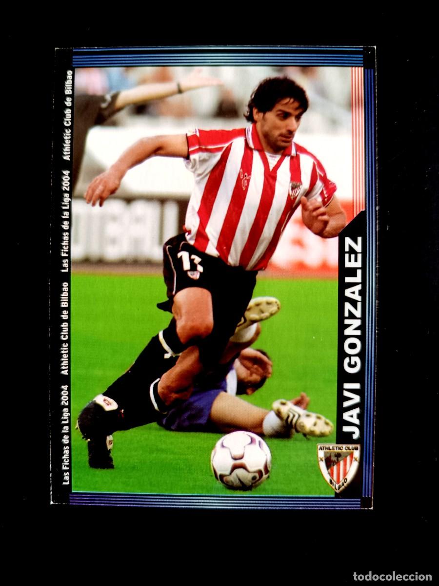 Cromos de F&uacute;tbol: 171 JAVI GONZ&Aacute;LEZ - ATHLETIC CLUB - MUNDICROMO 2004