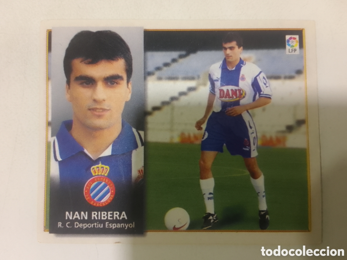 Cromos de F&uacute;tbol: Colecciones Este 98-99 Nan Ribera &bull; Espanyol. ULTIMOS FICHAJES N&deg; 12.
