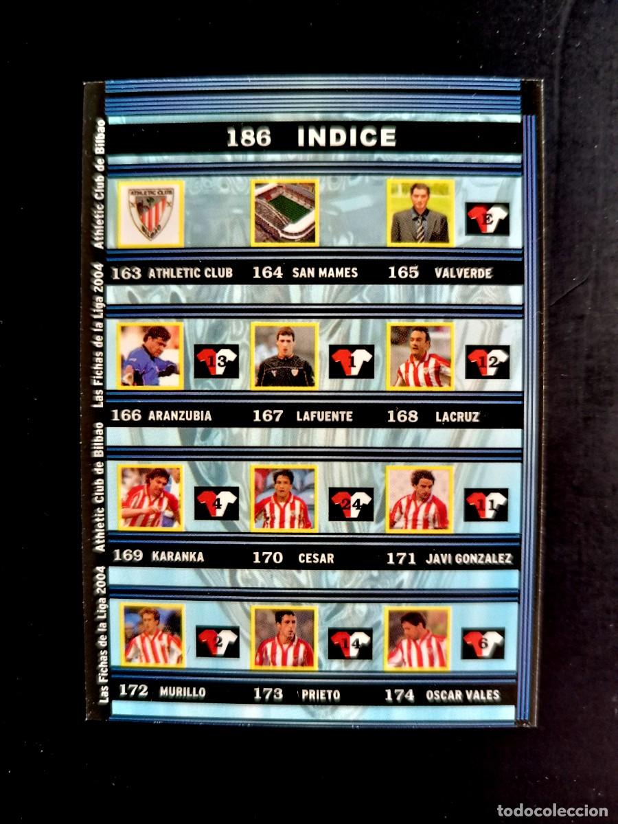 Figurine di Calcio: 186 INDICE ATHLETIC CLUB - MUNDICROMO 2004