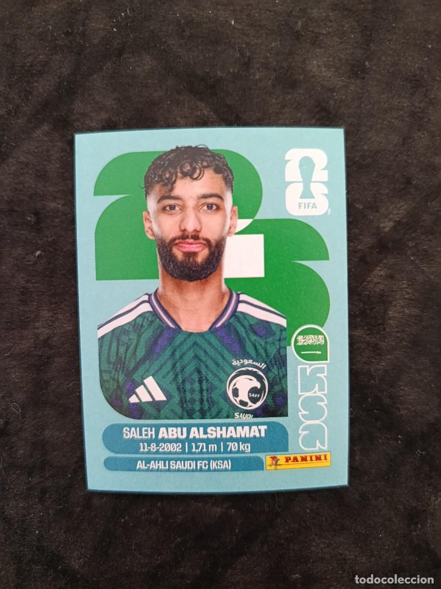 Cartes &agrave; collectionner de Football: FIFA WORLD CUP 2026 PANINI. #KSA 14. SALEH ABU ALSHAMAT. ARABIA SAUDITA