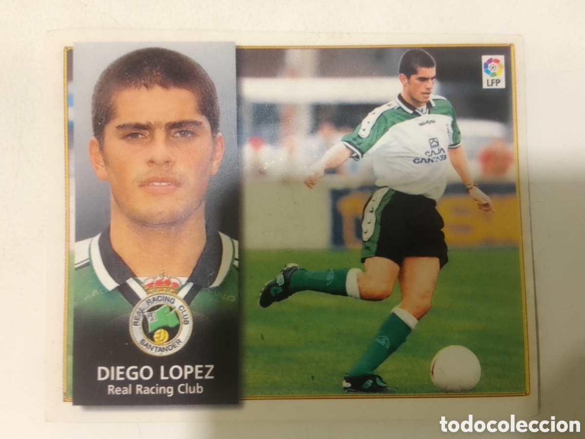 Cartes &agrave; collectionner de Football: Colecciones Este 98-99 Diego L&oacute;pez &bull; Real Racing Club.