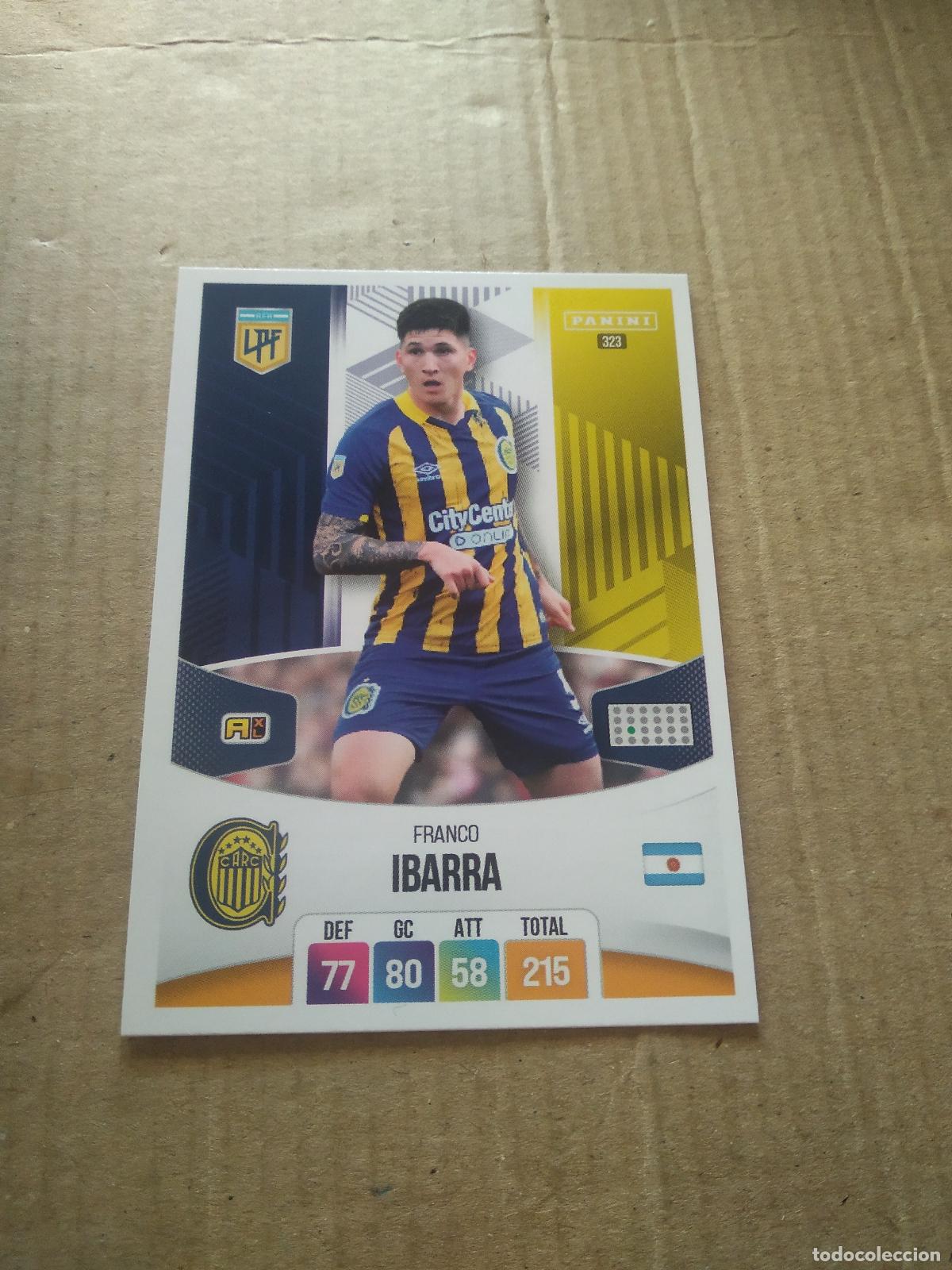 Cromos de F&uacute;tbol: 323 FRANCO IBARRA rosario central CROMO FUTBOL ARGENTINO PANINI LIGA ARGENTINA 2024 ADRENALYN