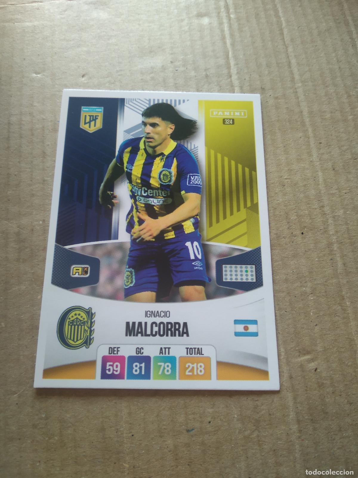Cromos de F&uacute;tbol: 324 IGNACIO MALCORRA rosario central CROMO FUTBOL ARGENTINO PANINI LIGA ARGENTINA 2024 ADRENALYN
