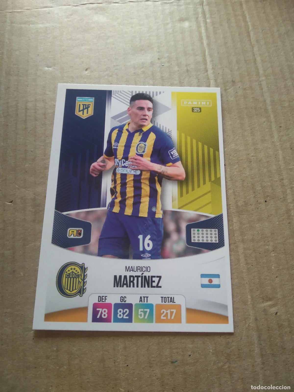 Cromos de F&uacute;tbol: 325 MAURICIO MARTINEZ rosario central CROMO FUTBOL ARGENTINO PANINI LIGA ARGENTINA 2024 ADRENALYN