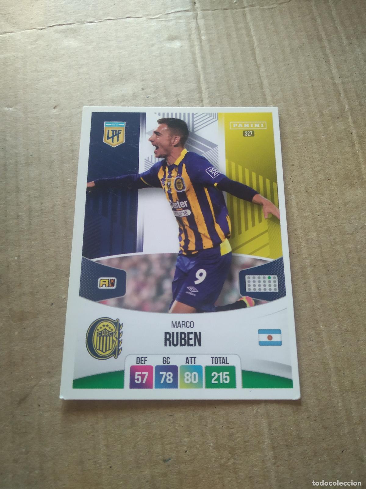 Cromos de F&uacute;tbol: 327 MARCO RUBEN rosario central CROMO FUTBOL ARGENTINO PANINI LIGA ARGENTINA 2024 ADRENALYN