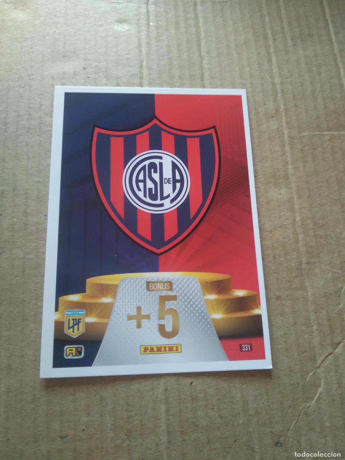 Cromos de F&uacute;tbol: 331 ESCUDO SAN LORENZO CROMO FUTBOL ARGENTINO PANINI LIGA ARGENTINA 2024 ADRENALYN