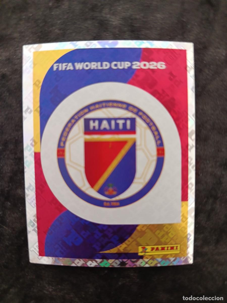 Cromos de F&uacute;tbol: FIFA WORLD CUP 2026 PANINI. #HAI 1. ESCUDO HAITI
