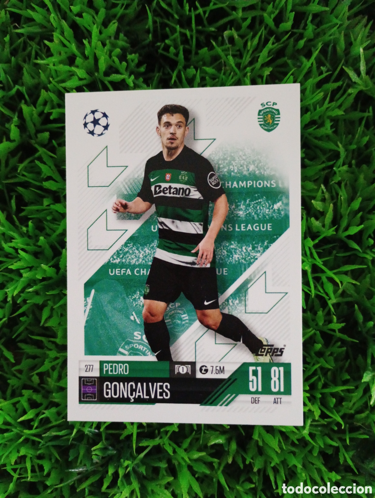 Cartes &agrave; collectionner de Football: Pedro Goncalves Sporting Portugal Match Attax 24-25 # 277