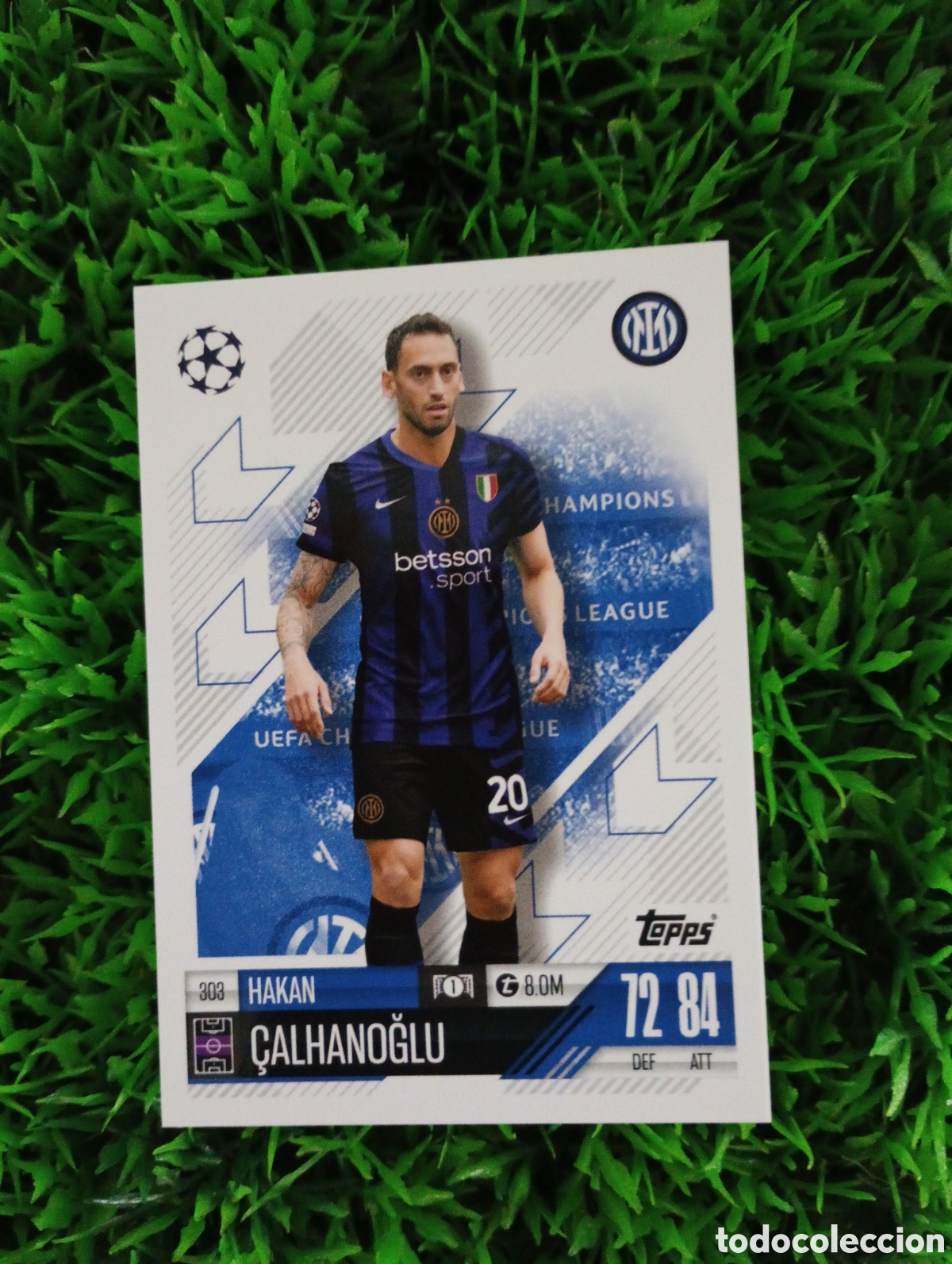 Cartes &agrave; collectionner de Football: Calhanoglu Inter De Milan Match Attax 24-25 # 303