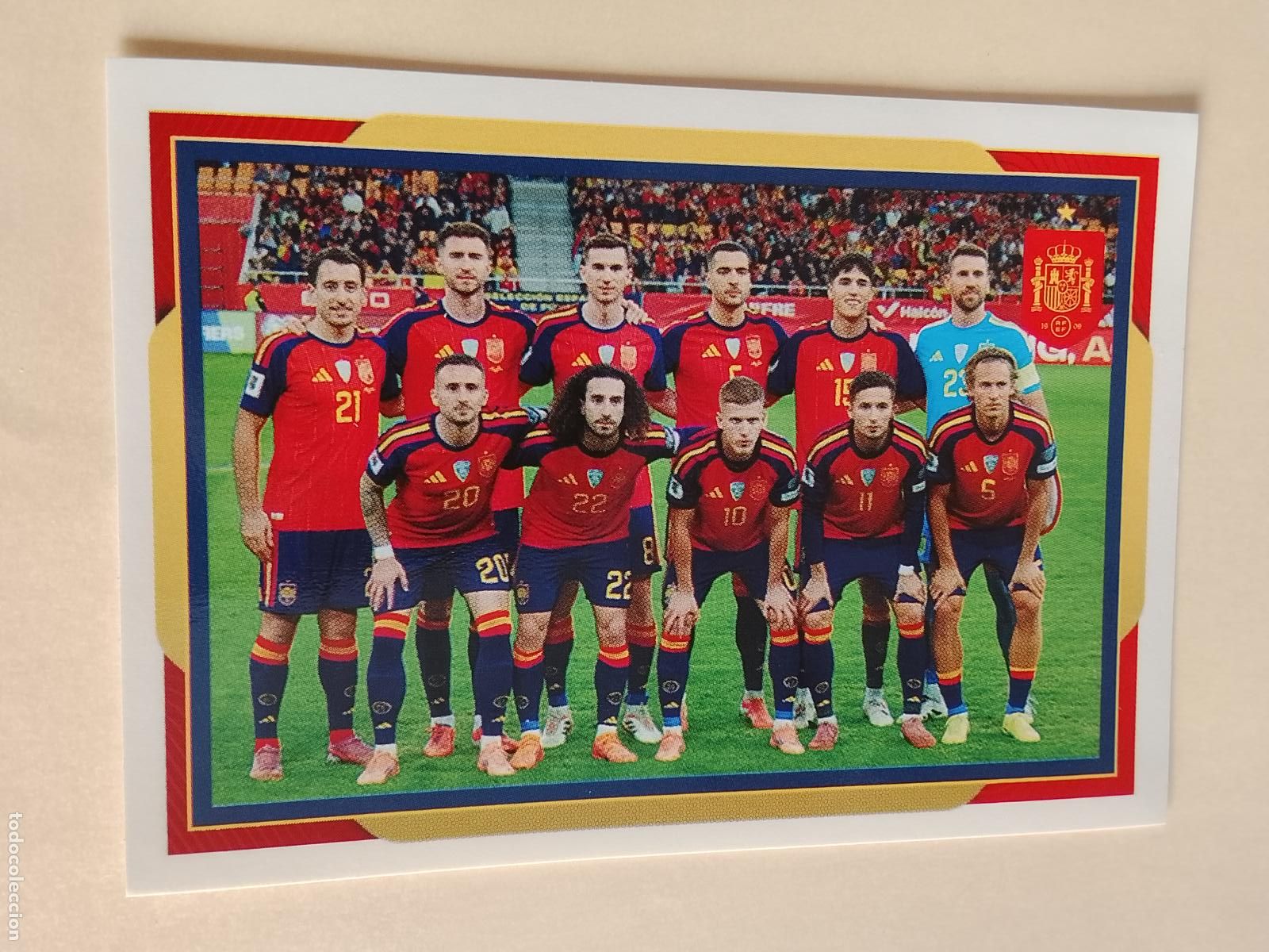 Cromos de F&uacute;tbol: N 4 CROMO PARA ALBUM DE ⚽ FUTBOL PANINI SELECCION ESPA&Ntilde;OLA ESPA&Ntilde;A SPAIN CARREFOUR 26 2026 ⚽
