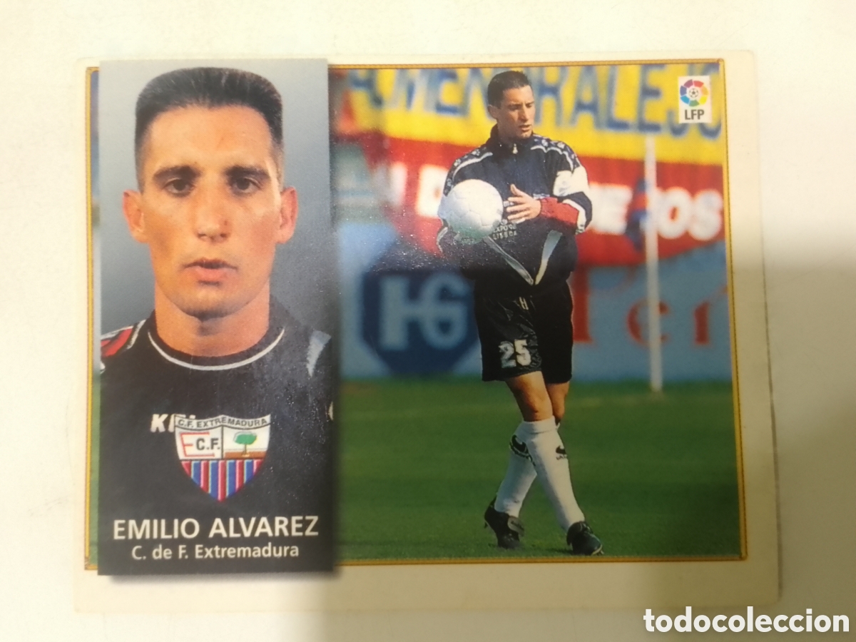 Cromos de F&uacute;tbol: Colecciones Este 98-99 Emilio &Aacute;lvarez &bull; Extremadura.