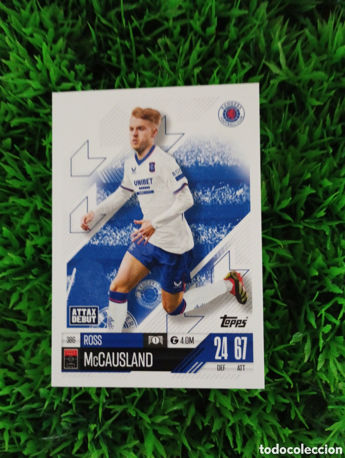 Cromos de F&uacute;tbol: McCausland Rangers Match Attax 24-25 # 386