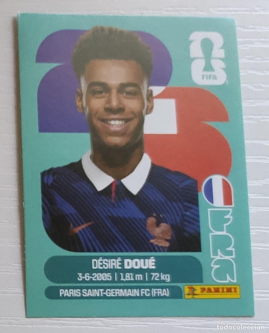 Cromos de F&uacute;tbol: Cromo D&eacute;sir&eacute; Dou&eacute; Francia FRA 17 FIFA World Cup 2026 Mundial 2026 Panini Nunca Pegado