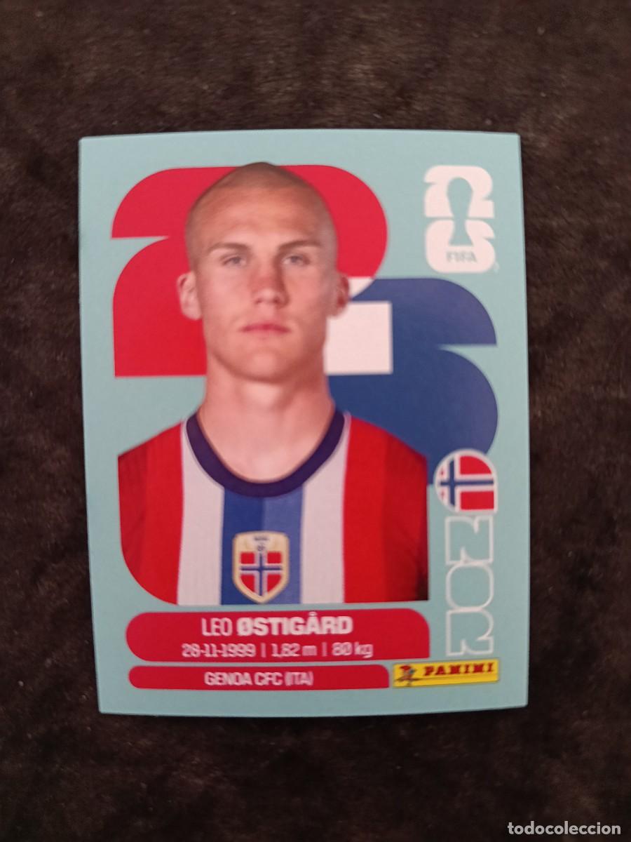Football Stickers: FIFA WORLD CUP 2026 PANINI. #NOR 4. LEO OSTIGARD. NORUEGA
