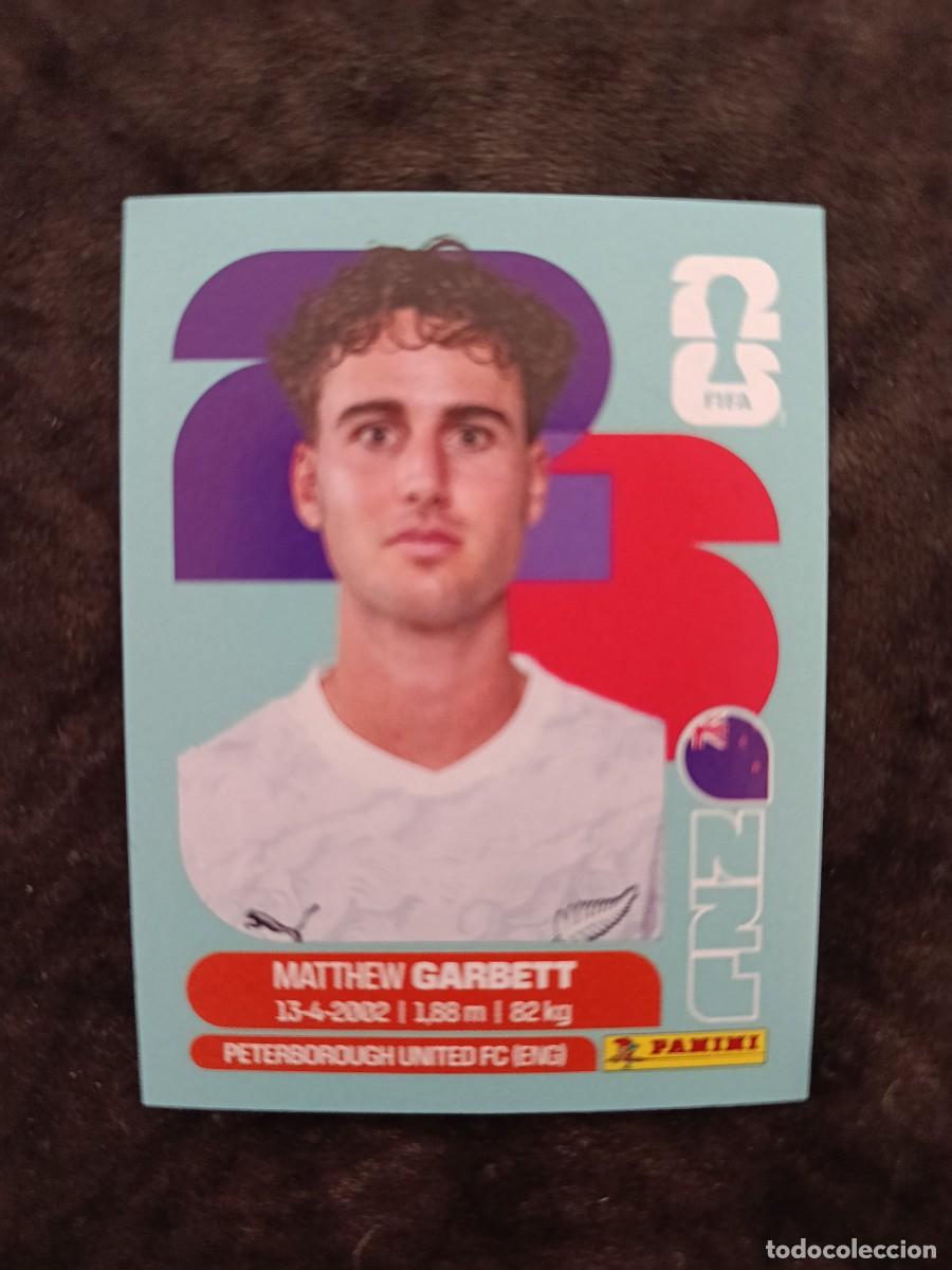 Football Stickers: FIFA WORLD CUP 2026 PANINI. #NZL 14. MATTHEW GARBETT. NUEVA ZELANDA