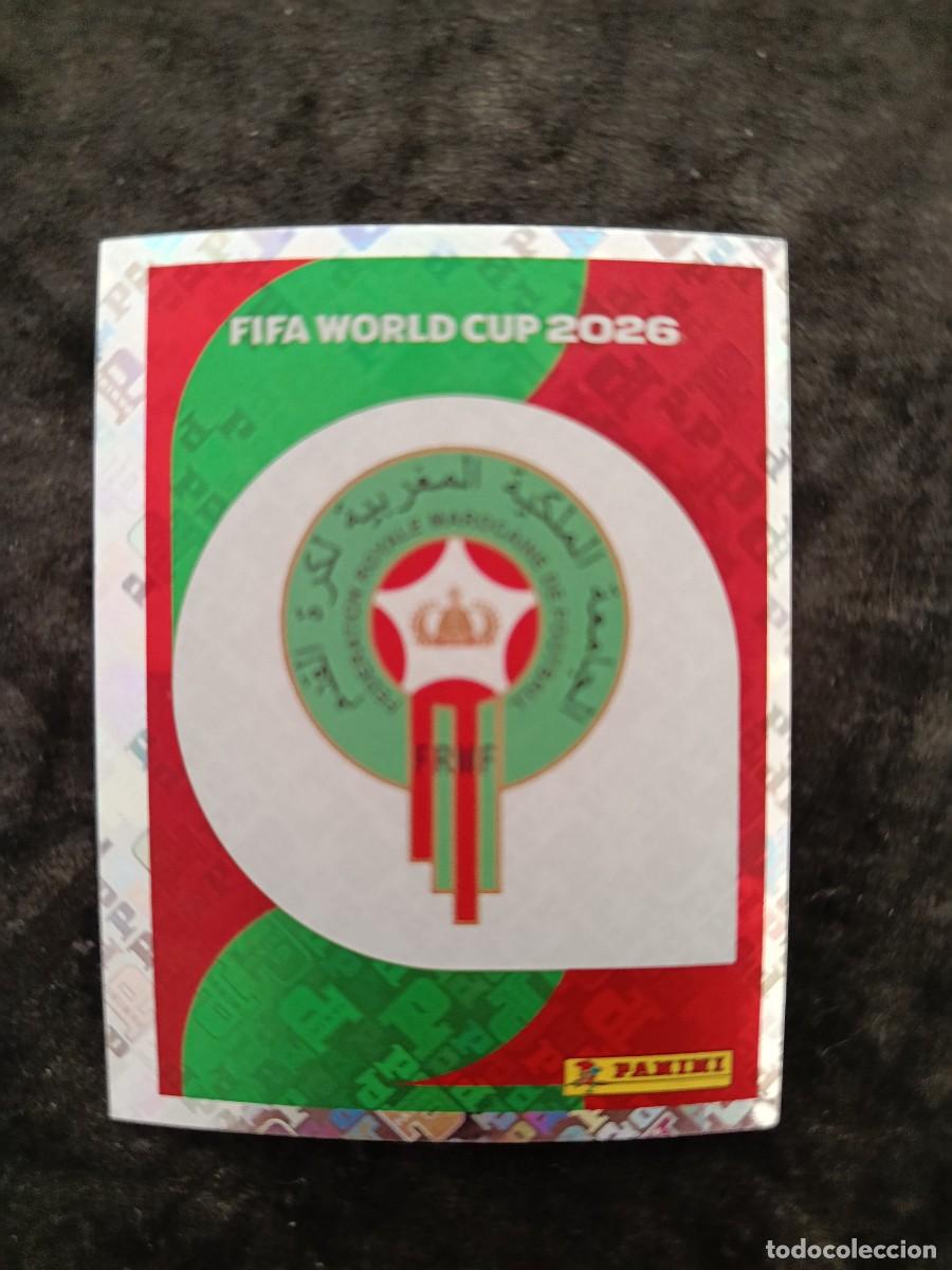 Fu&szlig;ball-Sticker: FIFA WORLD CUP 2026 PANINI. #MAR 1. ESCUDO MARRUECOS
