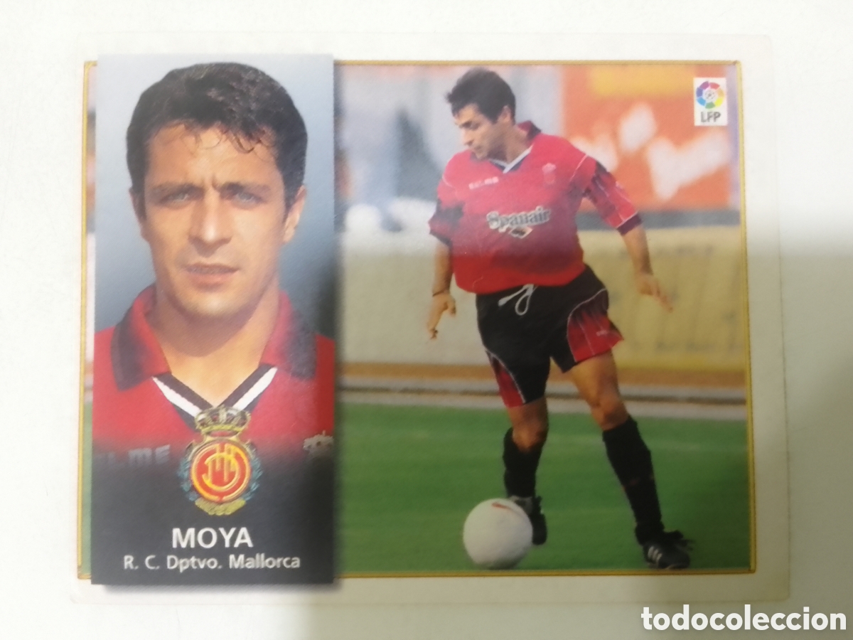 Fu&szlig;ball-Sticker: Colecciones Este 98-99 Moya &bull; Mallorca.