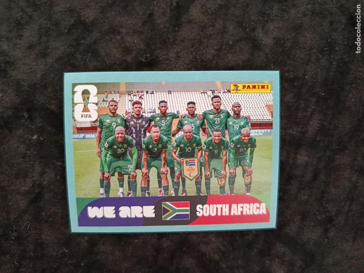 Fu&szlig;ball-Sticker: FIFA WORLD CUP 2026 PANINI. #RSA 13. EQUIPO SOUTH AFRICA