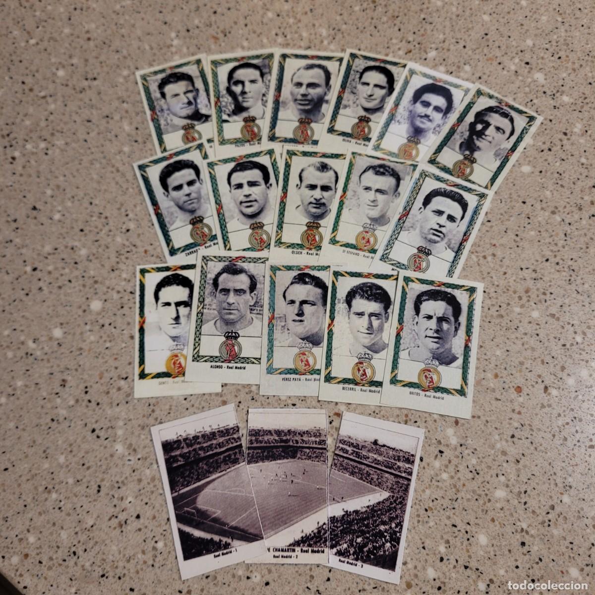 Cromos de Futebol: REAL MADRID DE FUTBOL 54 RUIZ ROMERO. EQUIPO COMPLETO. LEER COMENTARIOS