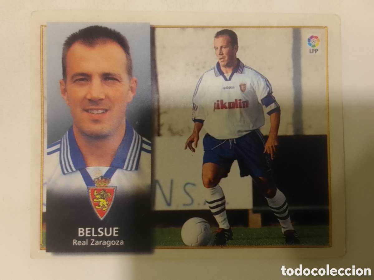 Cromos de F&uacute;tbol: Colecciones Este 98-99 Belsue &bull; Zaragoza.