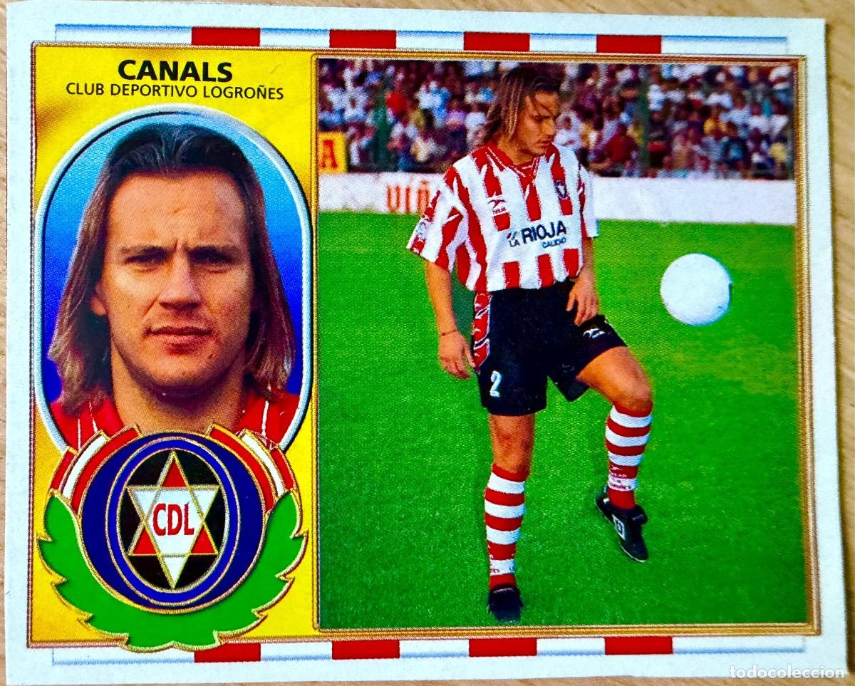 Cromos de F&uacute;tbol: CANALS COLOCA LOGRO&Ntilde;ES 96 97 1996 1997 LIGA EDICIONES ESTE RECORTADO STICKER