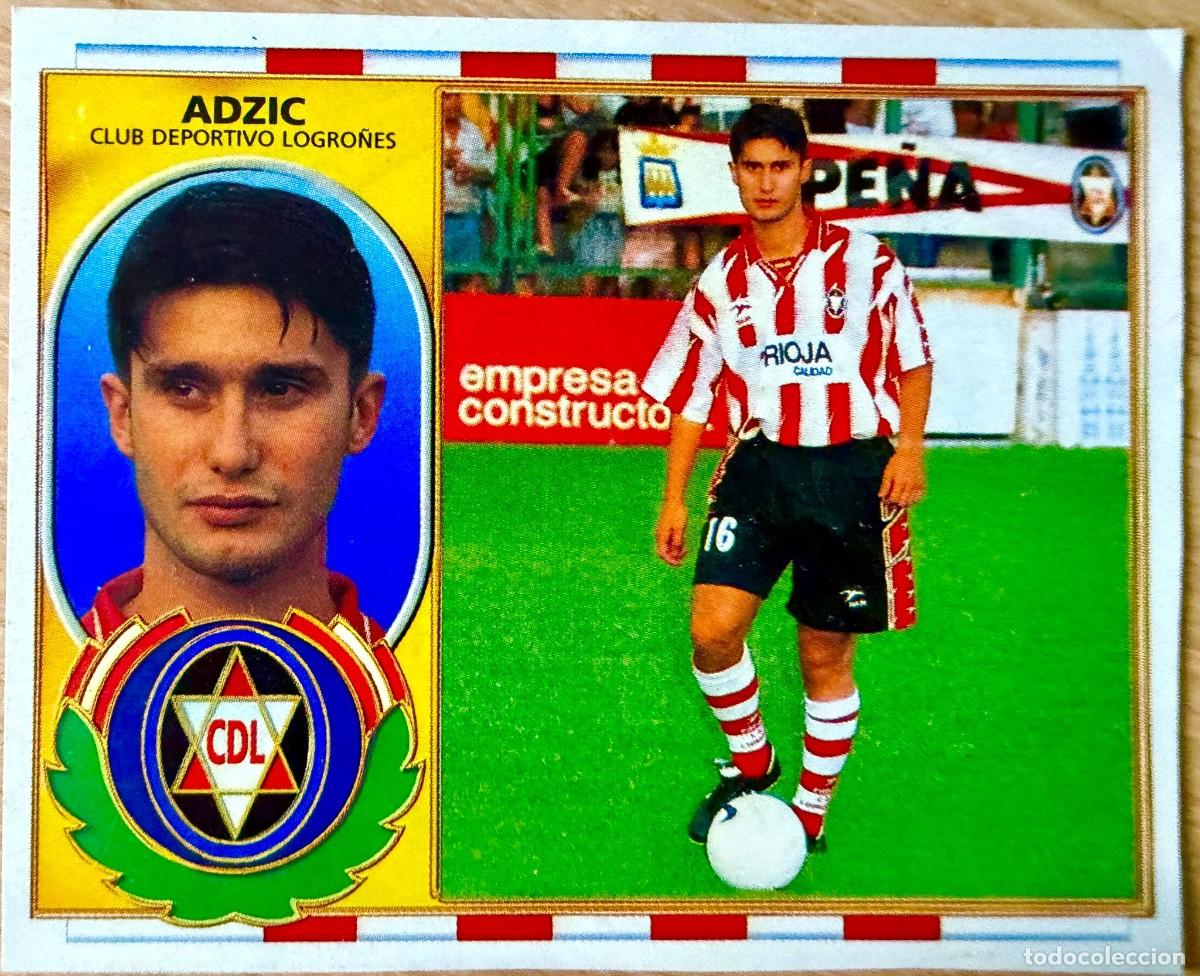 Cromos de F&uacute;tbol: ADZIC COLOCA LOGRO&Ntilde;ES 96 97 1996 1997 LIGA EDICIONES ESTE RECORTADO STICKER