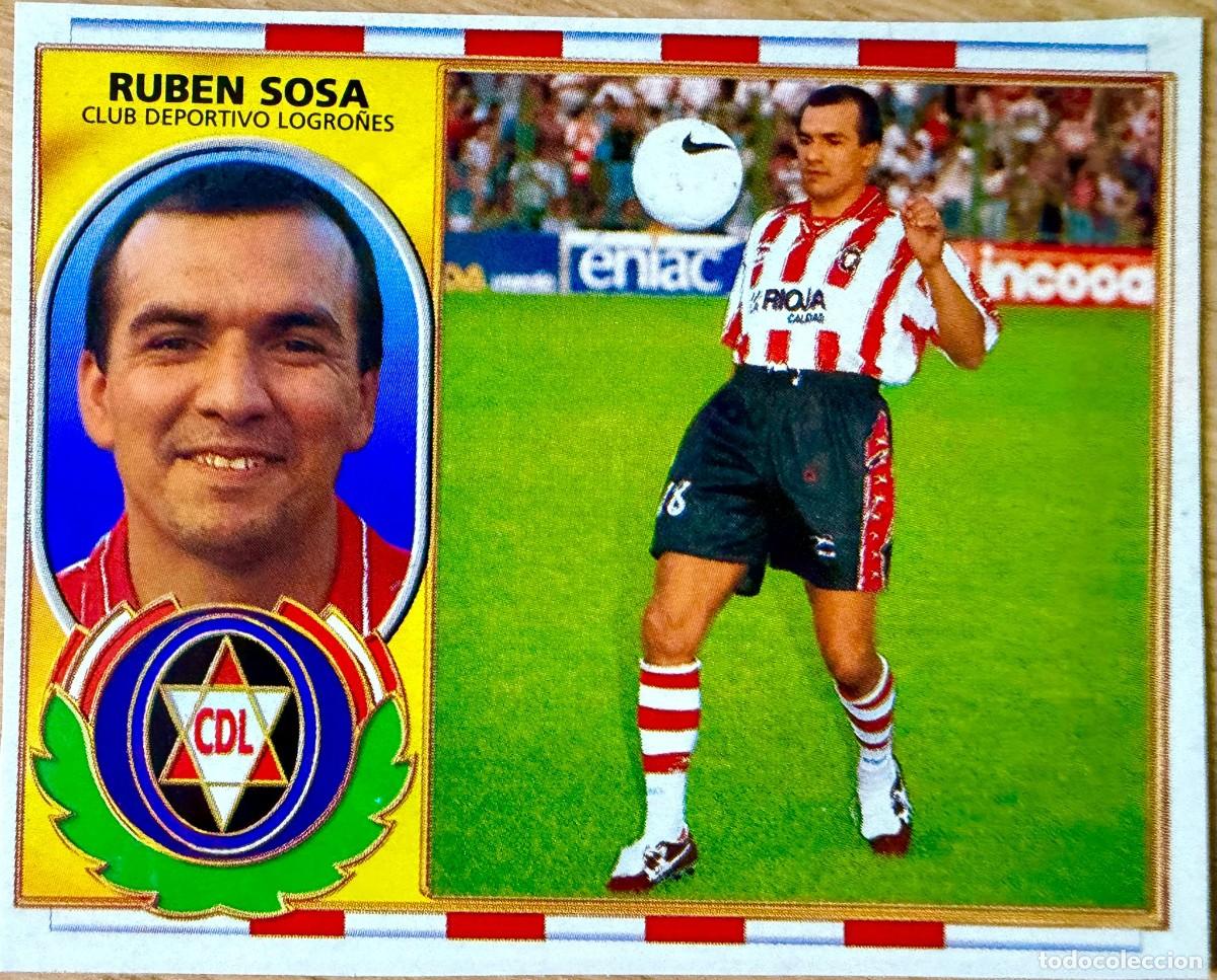 Cromos de F&uacute;tbol: RUBEN SOSA COLOCA LOGRO&Ntilde;ES 96 97 1996 1997 LIGA EDICIONES ESTE RECORTADO STICKER