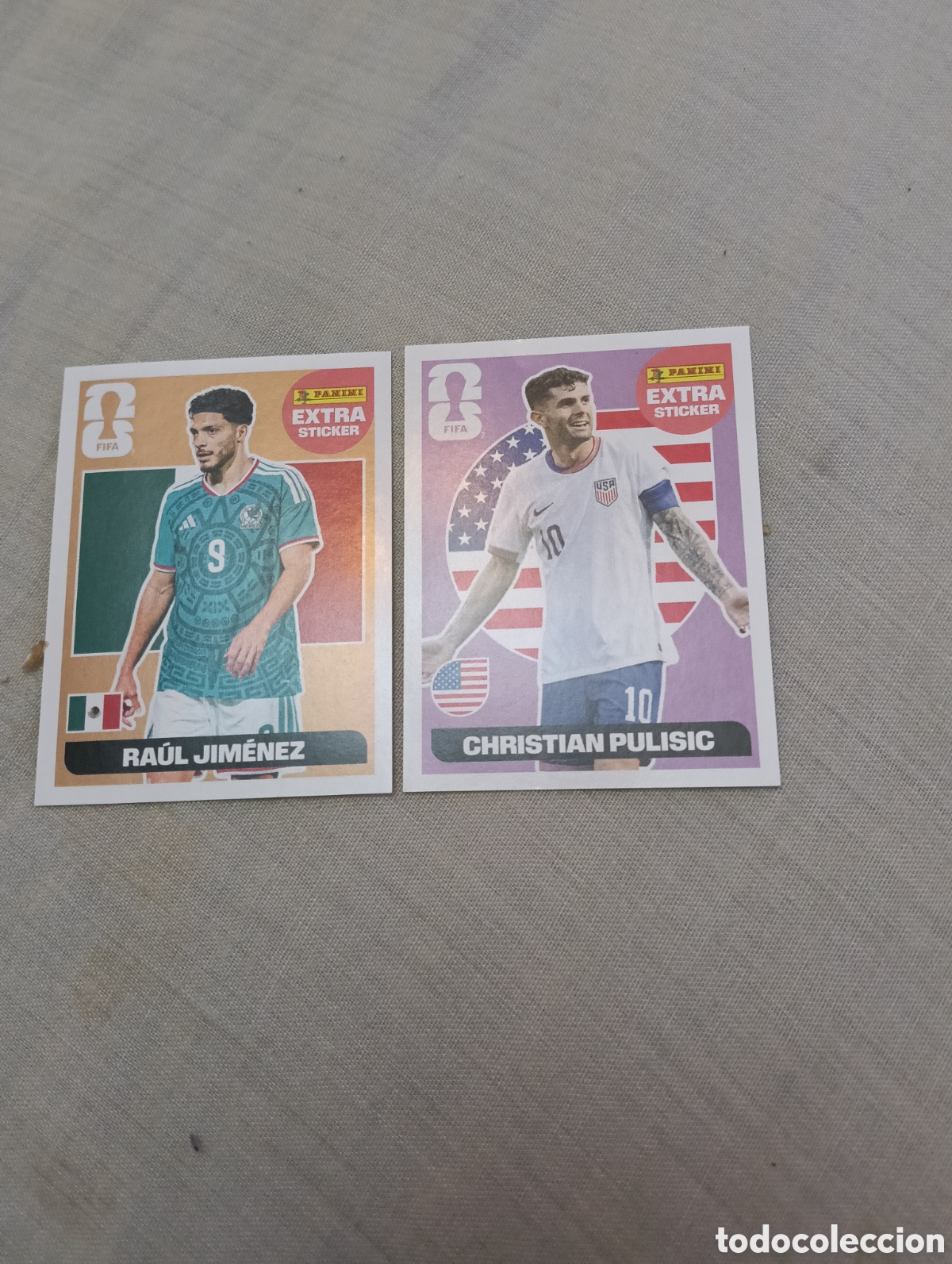 Cromos de F&uacute;tbol: Lote de 2 Panini Extra