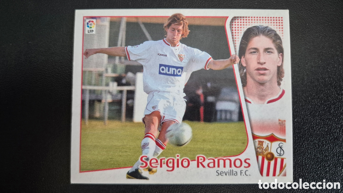 Cromos de F&uacute;tbol: CROMO LIGA ESTE 2004 2005 NUNCA PEGADO SIN PEGAR SEVILLA SERGIO RAMOS