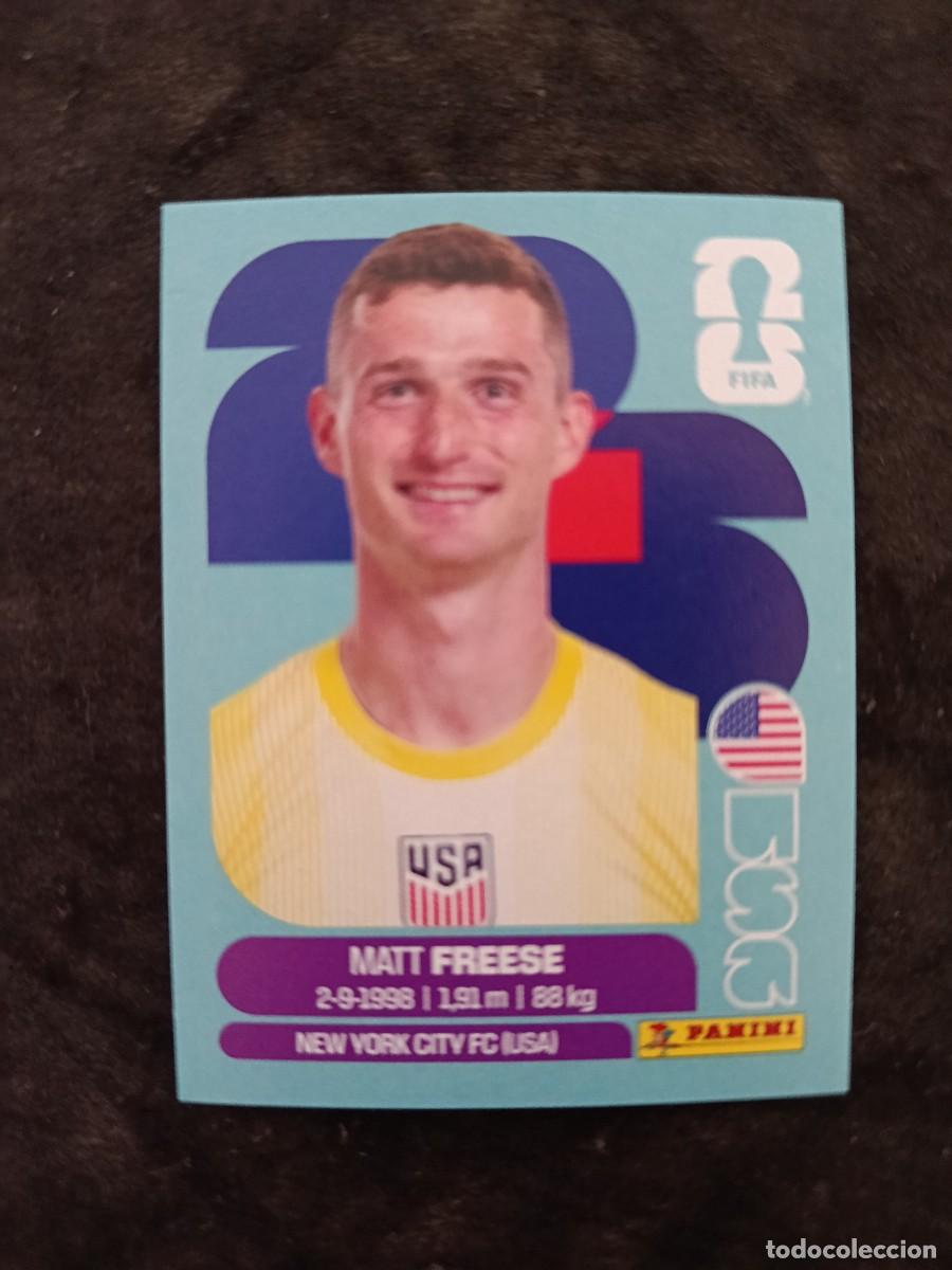 Cromos de Futebol: FIFA WORLD CUP 2026 PANINI. #USA 2. MATT FREESE. USA.