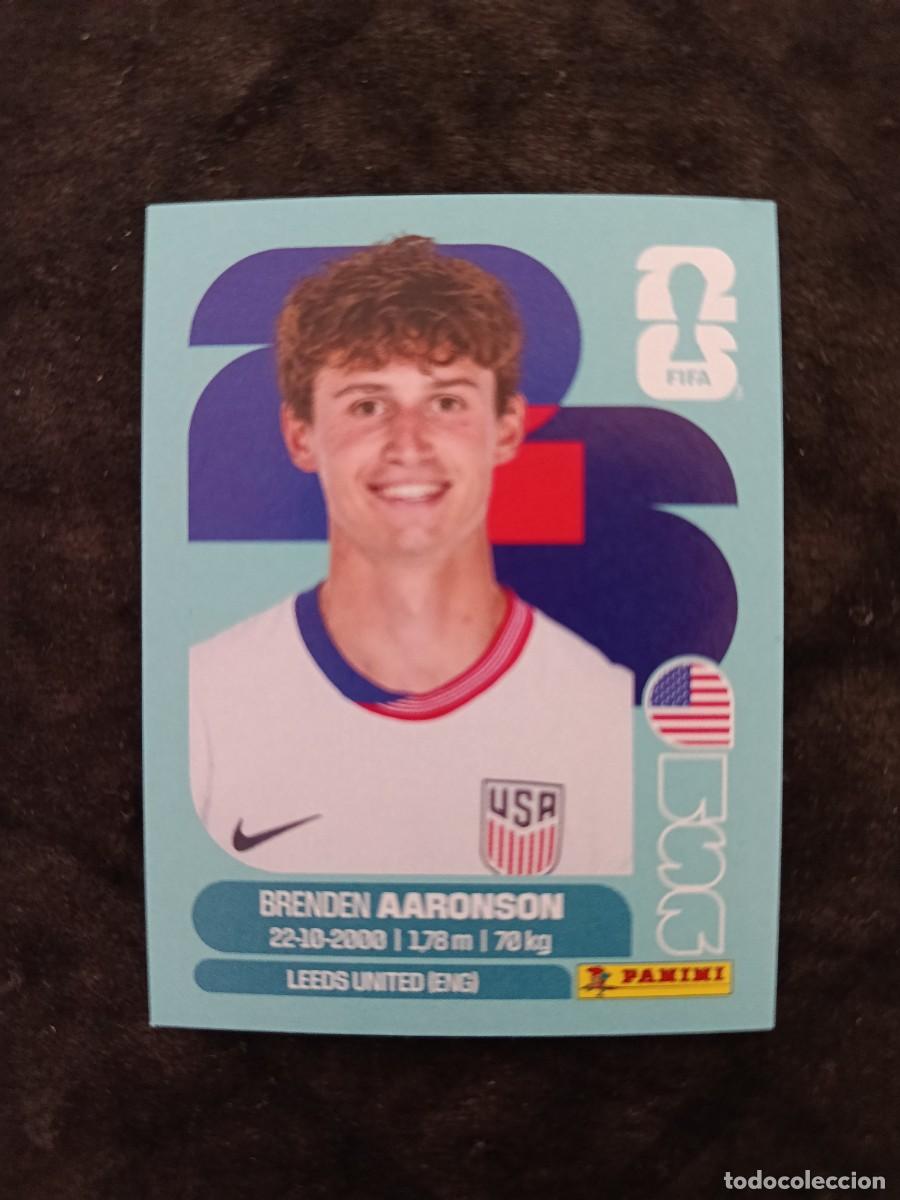 Cromos de Futebol: FIFA WORLD CUP 2026 PANINI. #USA 17. BRENDEN AARONSON. USA.
