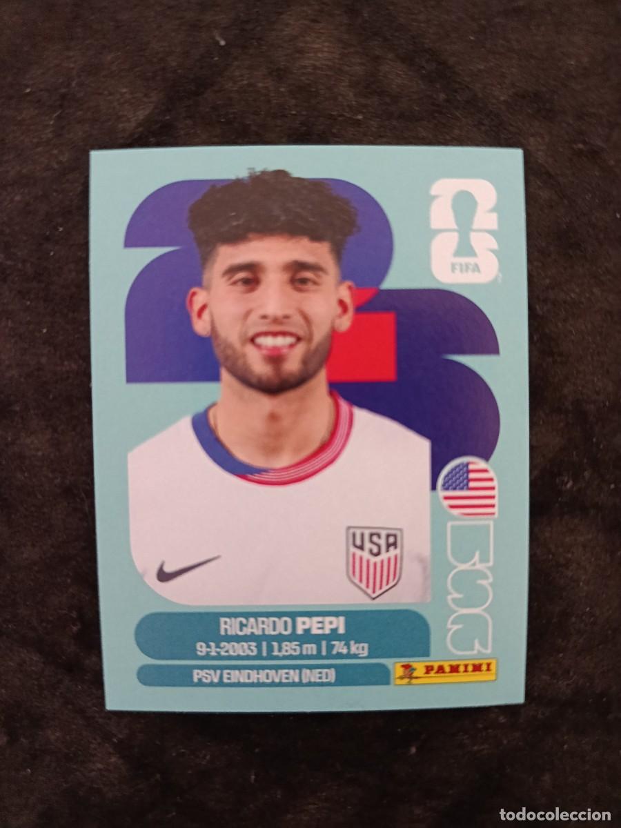 Cromos de Futebol: FIFA WORLD CUP 2026 PANINI. #USA 18. RICARDO PEPI. USA.
