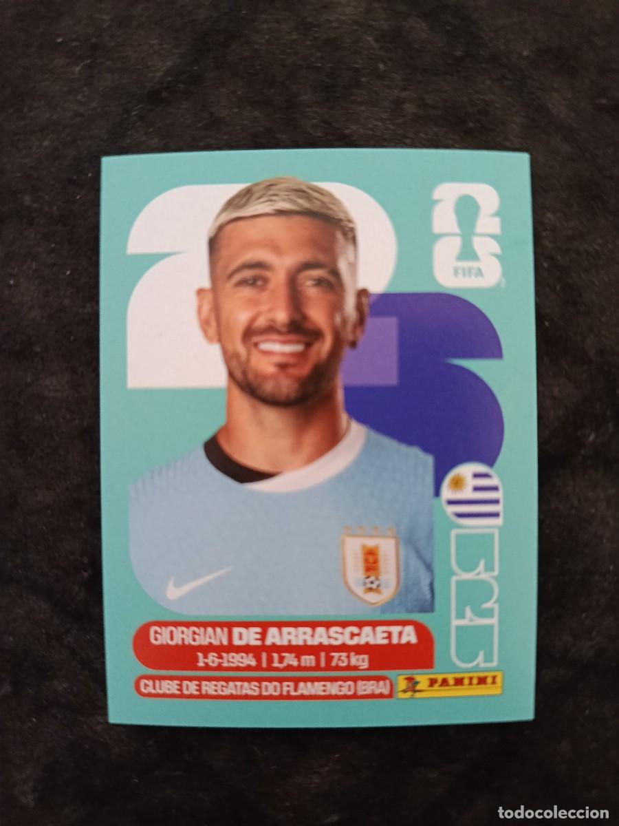 Football Stickers: FIFA WORLD CUP 2026 PANINI. #URU 11. GIORGIAN DE ARRASCAETA. URUGUAY