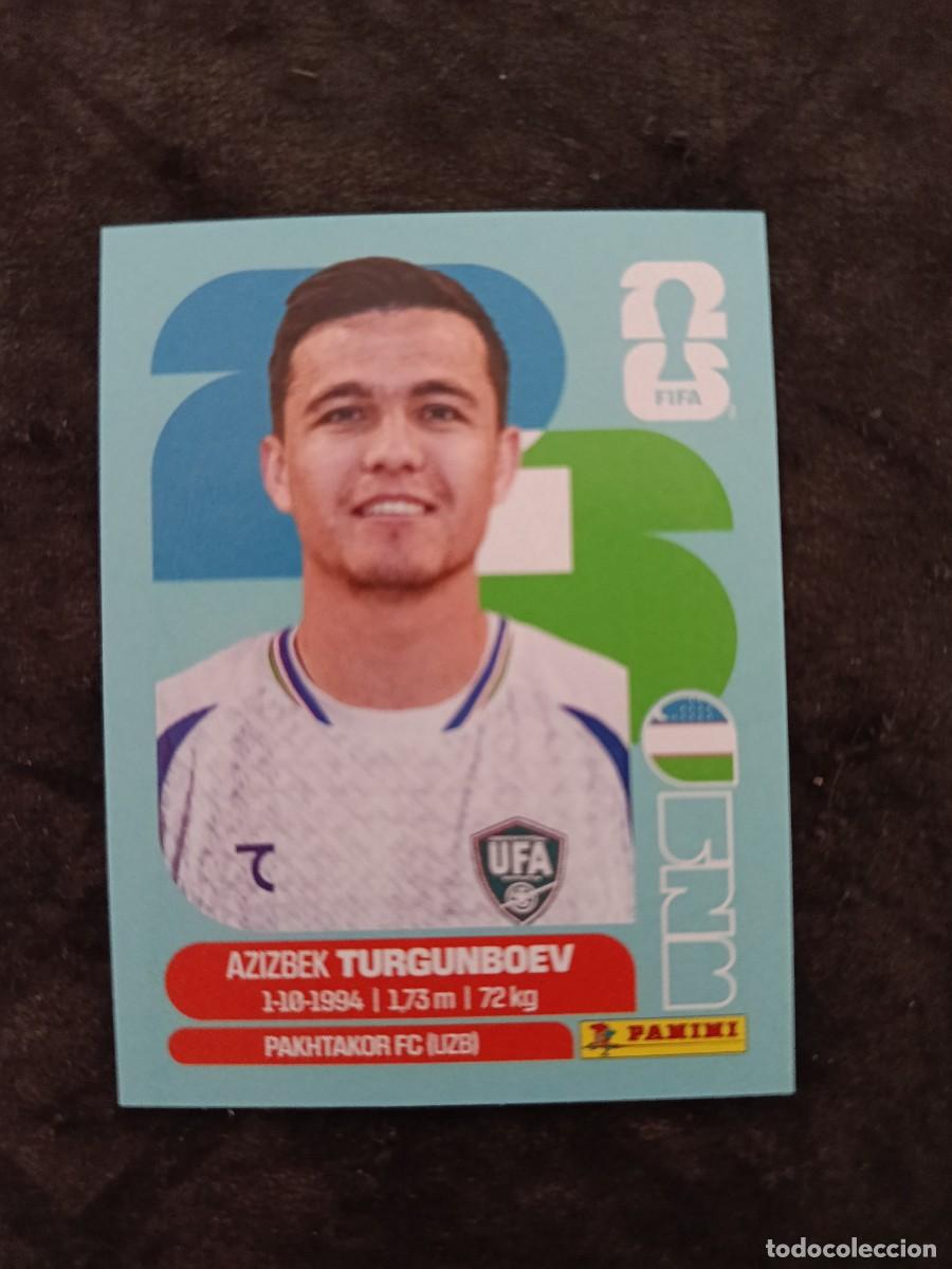 Cromos de F&uacute;tbol: FIFA WORLD CUP 2026 PANINI. #UZB 14. AZIZBEK TURGUNDBOEV. UZBEKISTAN