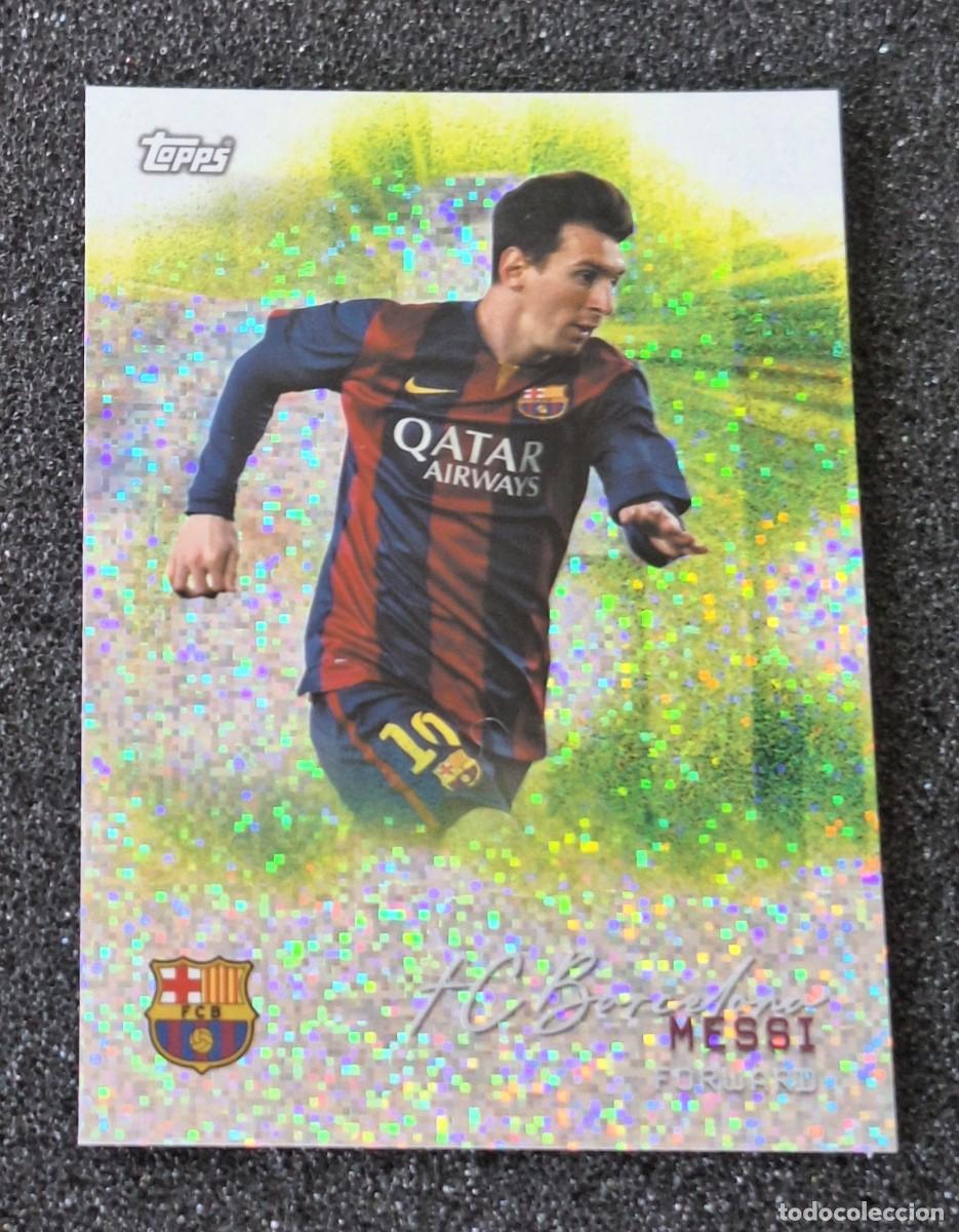 Cromos de F&uacute;tbol: Lionel Messi Barcelona Topps Team Set 2025 #27 Foil