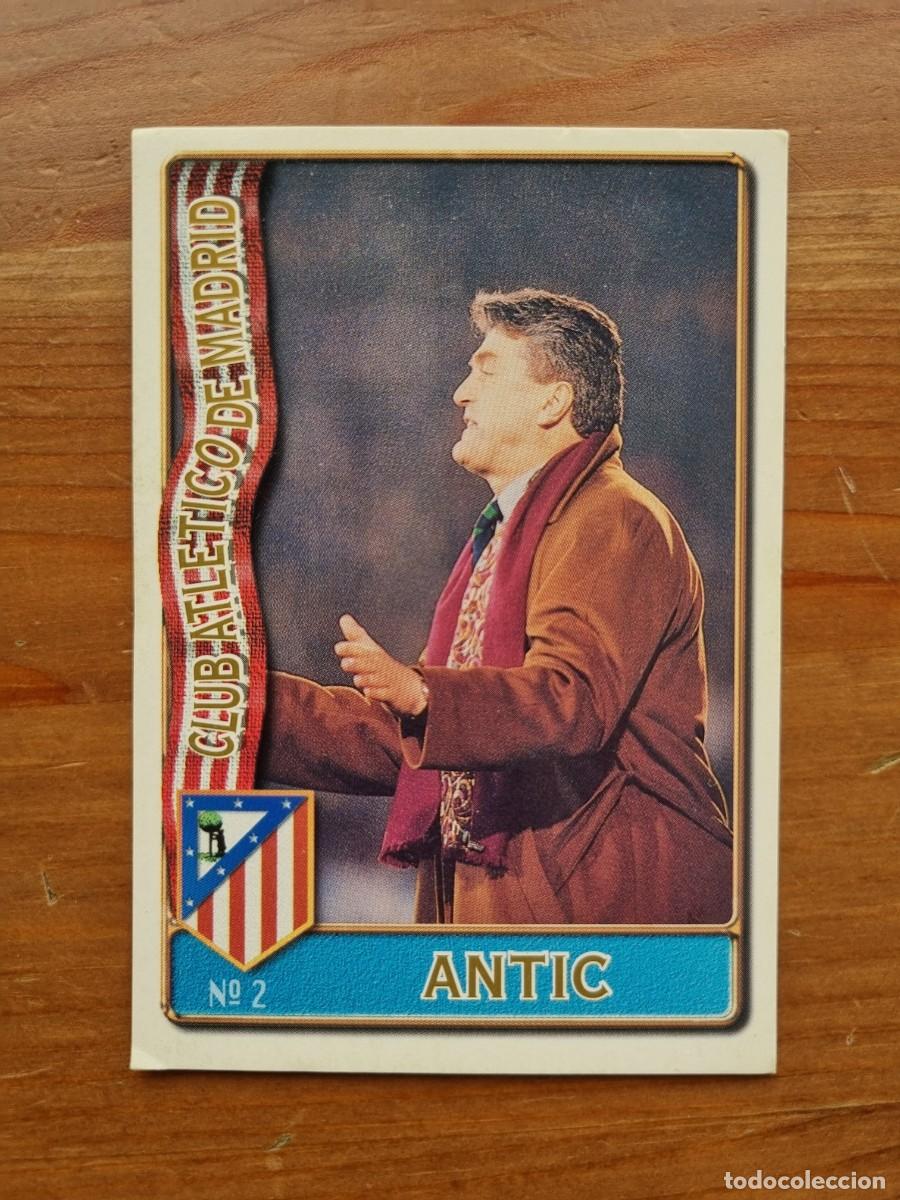 Cromos de F&uacute;tbol: 2 ANTIC (Atl&eacute;tico de Madrid). Las Fichas de la Liga 1996 1997 96 97 (Mundicromo)