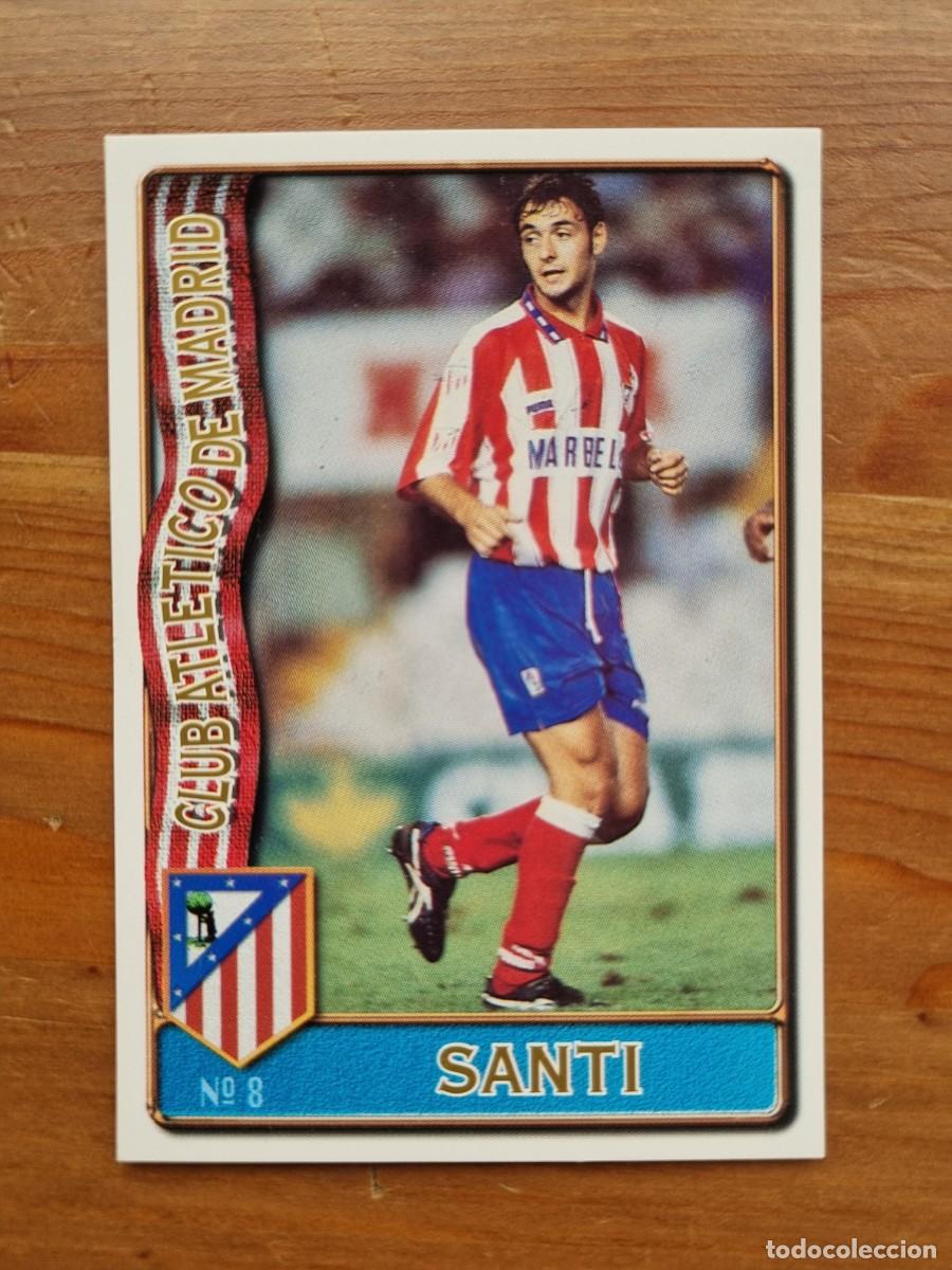 Cromos de F&uacute;tbol: 8 SANTI (Atl&eacute;tico de Madrid). Las Fichas de la Liga 1996 1997 96 97 (Mundicromo)