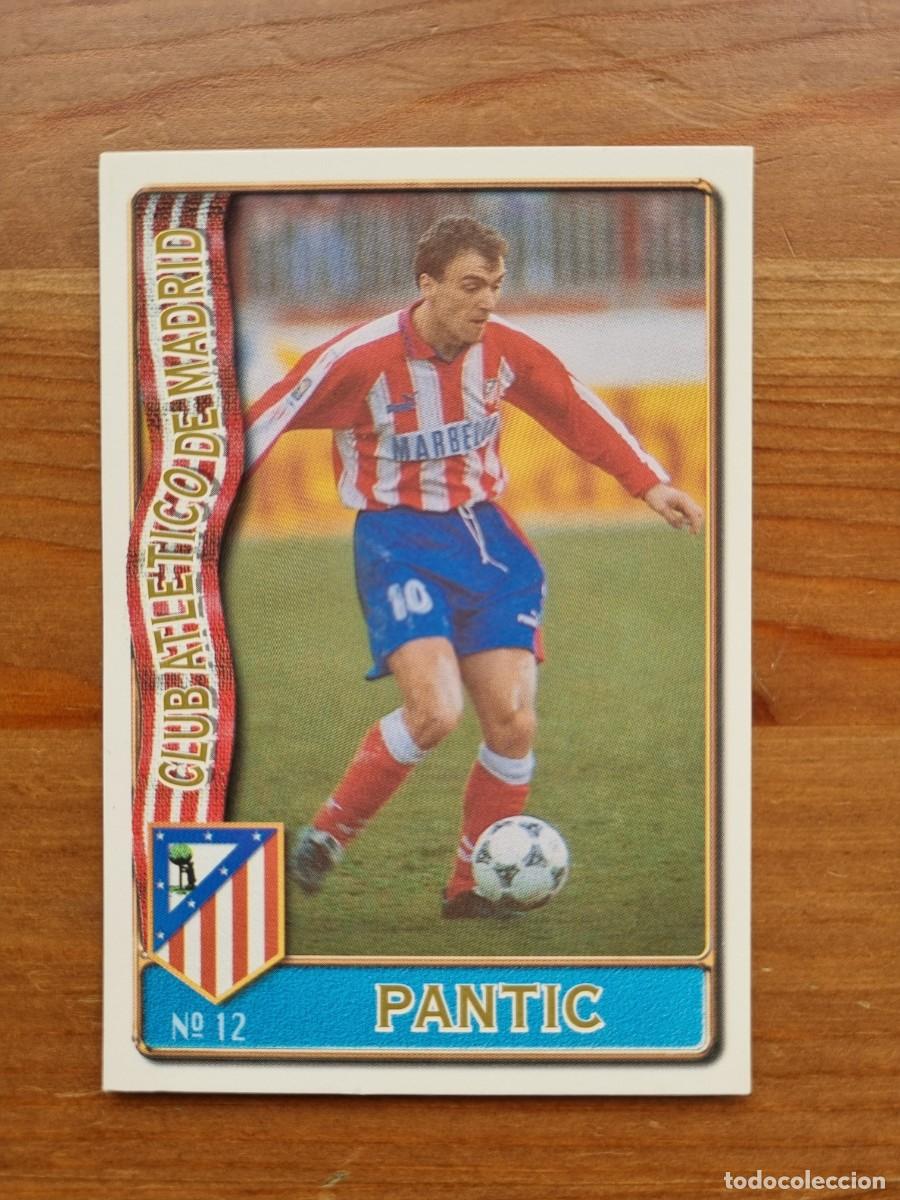 Cromos de F&uacute;tbol: 12 PANTIC (Atl&eacute;tico de Madrid). Las Fichas de la Liga 1996 1997 96 97 (Mundicromo)