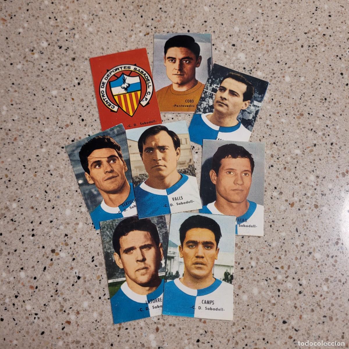 Cromos de F&uacute;tbol: LOTE 8 CROMOS SABADELL DE FHER 1966. LEER COMENTARIOS