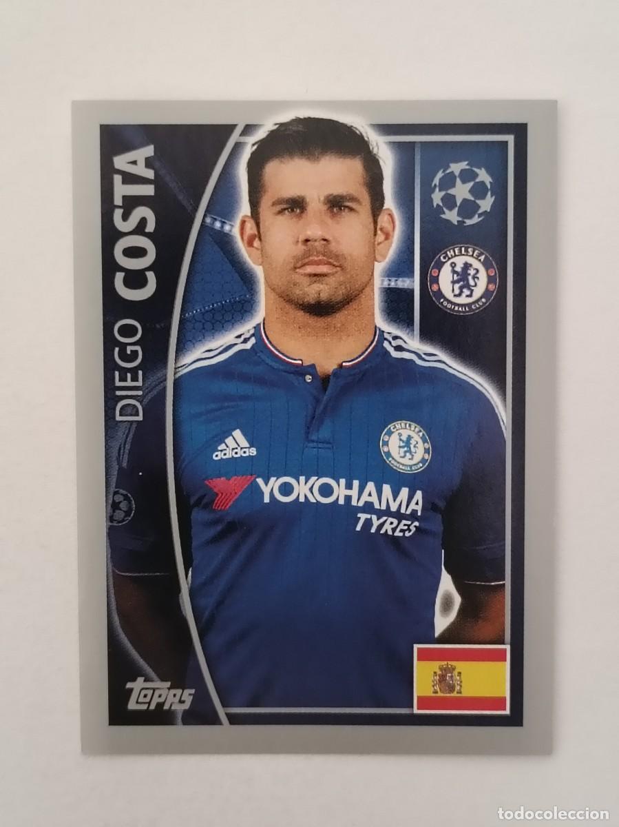 Football Stickers: #460 DIEGO COSTA (CHELSEA) UEFA CHAMPIONS LEAGUE 2015/2016 TOPPS