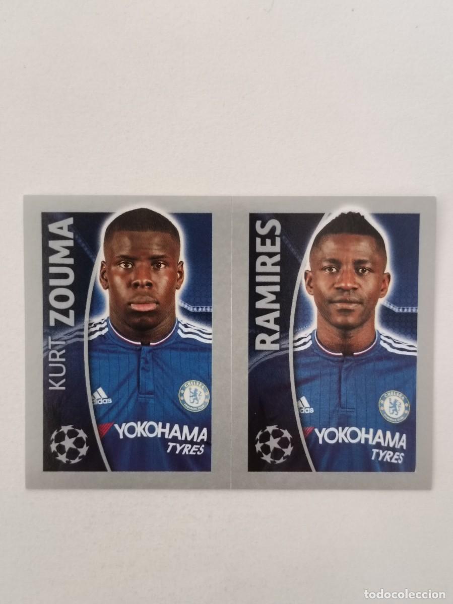 Cromos de F&uacute;tbol: #462 ZOUMA-RAMIRES (CHELSEA) UEFA CHAMPIONS LEAGUE 2015/2016 TOPPS