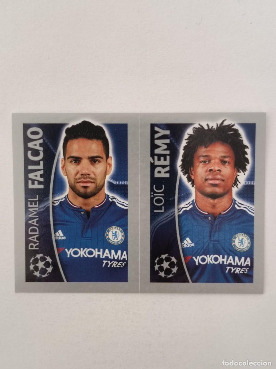 Cromos de F&uacute;tbol: #463 FALCAO-REMY (CHELSEA) UEFA CHAMPIONS LEAGUE 2015/2016 TOPPS